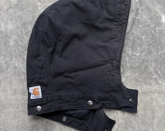 Capucha aislante desmontable Carhartt Snap On negra estilo vintage Y2K