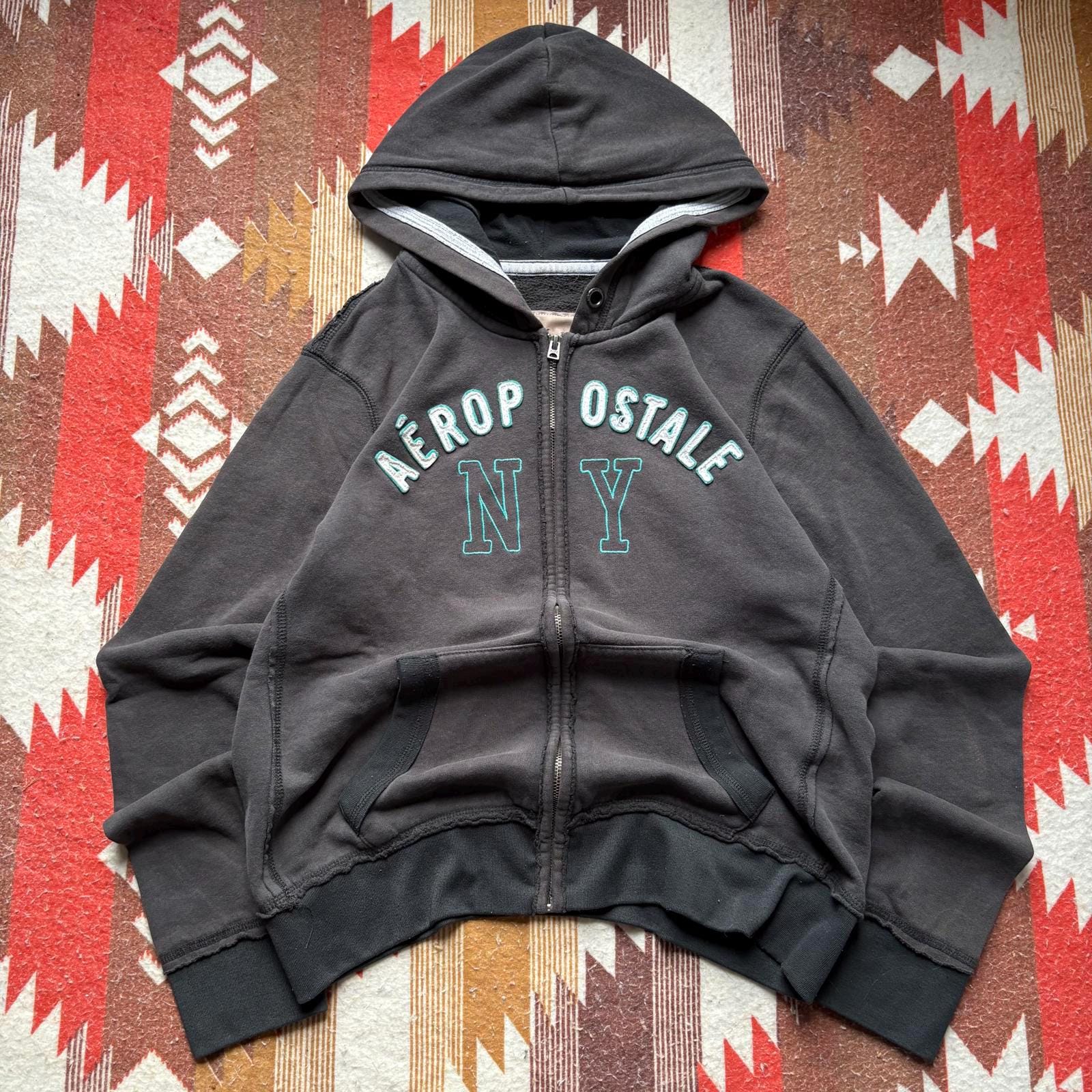 Vintage Y2K Aeropostale New York Grunge Full Zip Hoodie - Etsy
