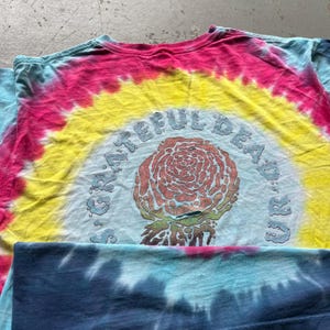Vintage 90er Jahre Grateful Dead Band Shirt in Blau Bild 7