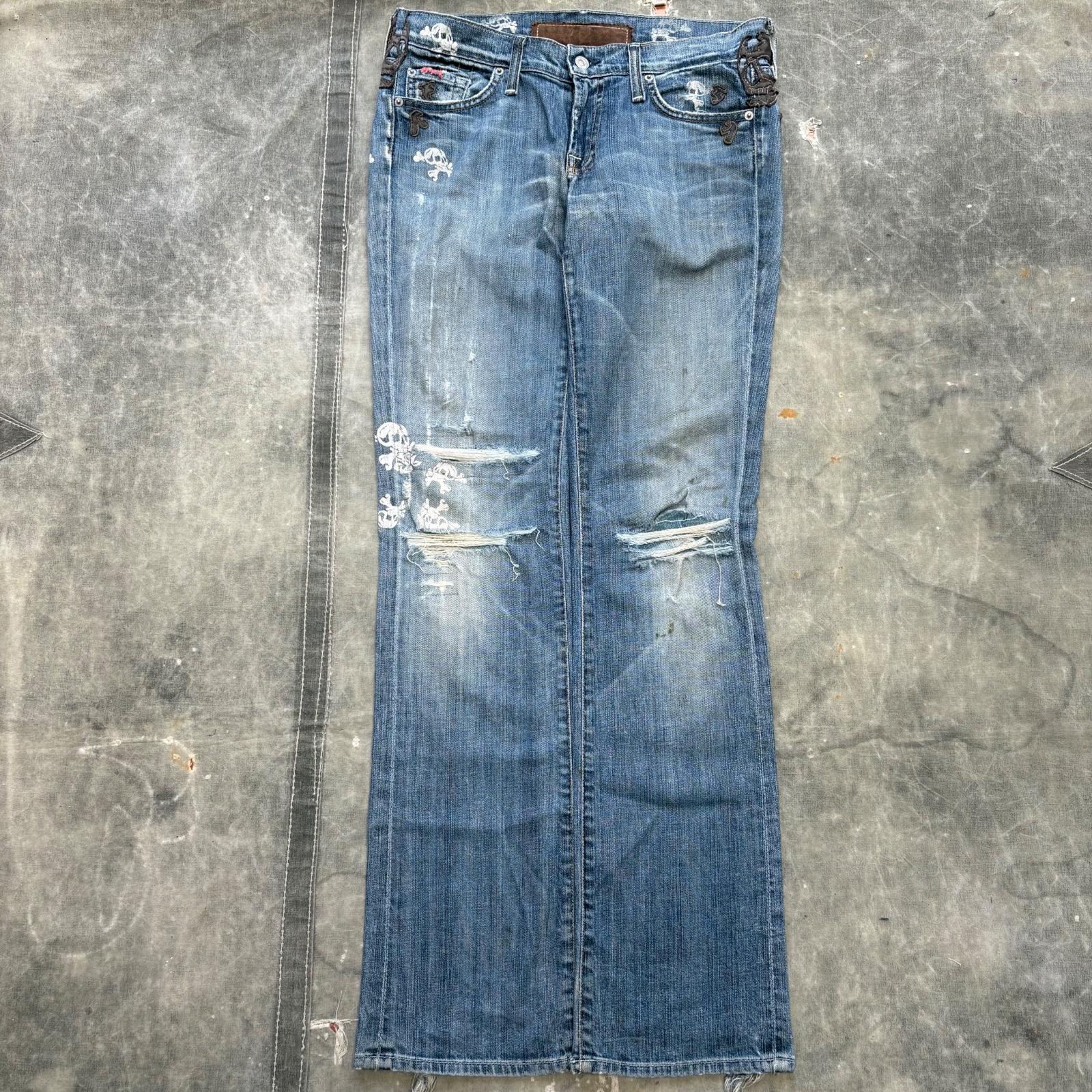 Y2k Skull Jeans - Etsy