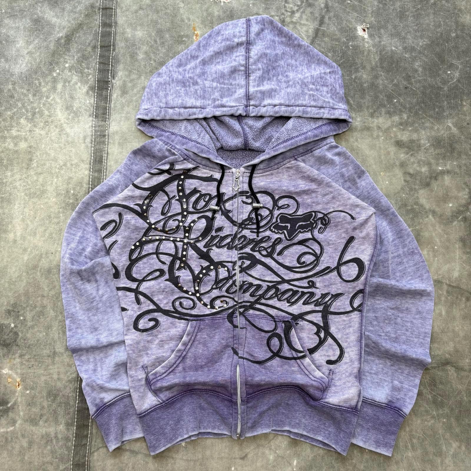 Vintage Y2K Fox Racing Motocross Grunge Full Zip Hoodie - Etsy Canada