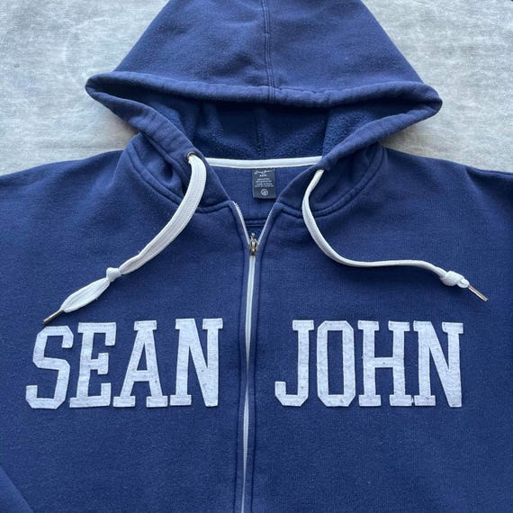 Vintage Y2K Sean John Full Zip Grunge Skater Hoodie - Etsy