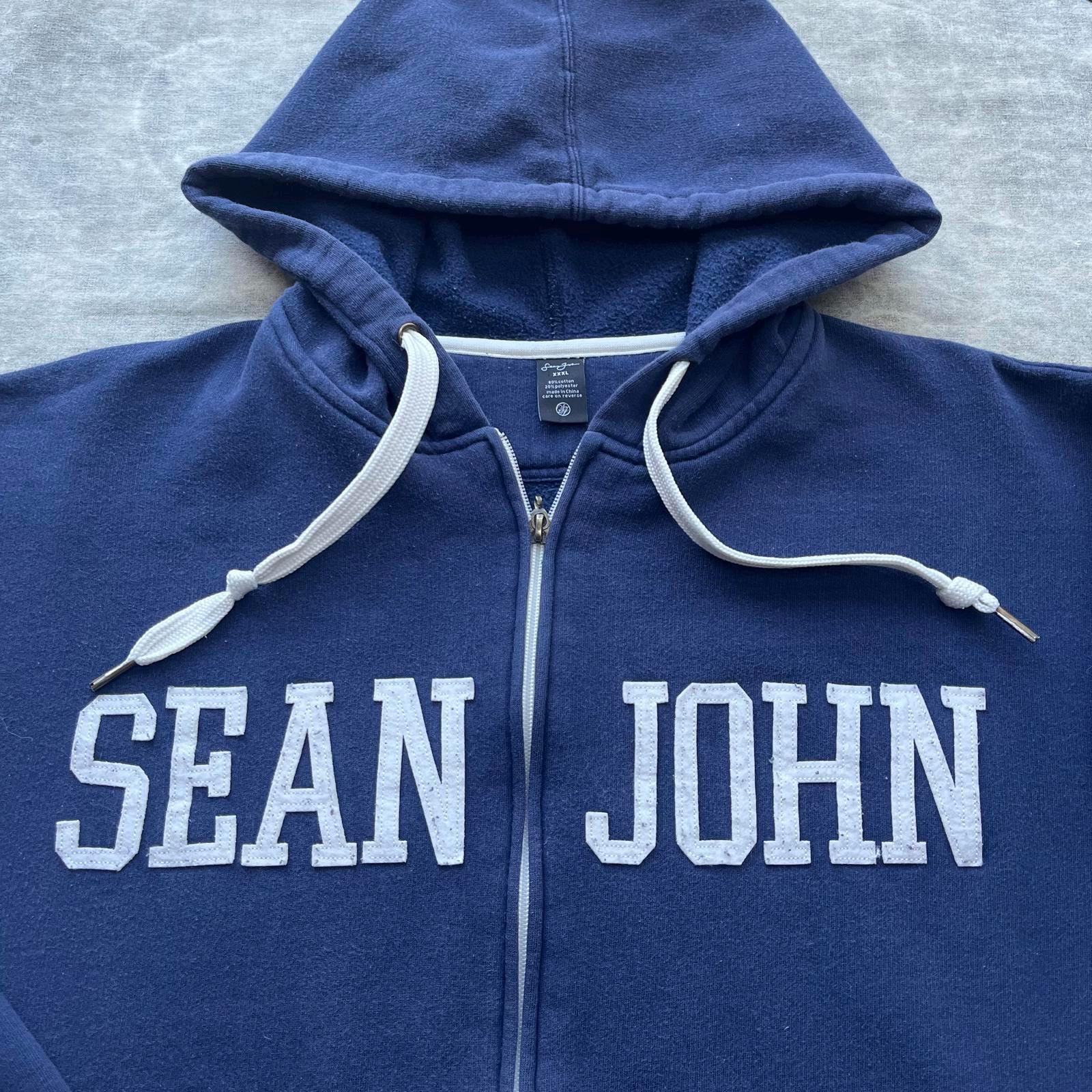Vintage Y2K Sean John Full Zip Grunge Skater Hoodie - Etsy