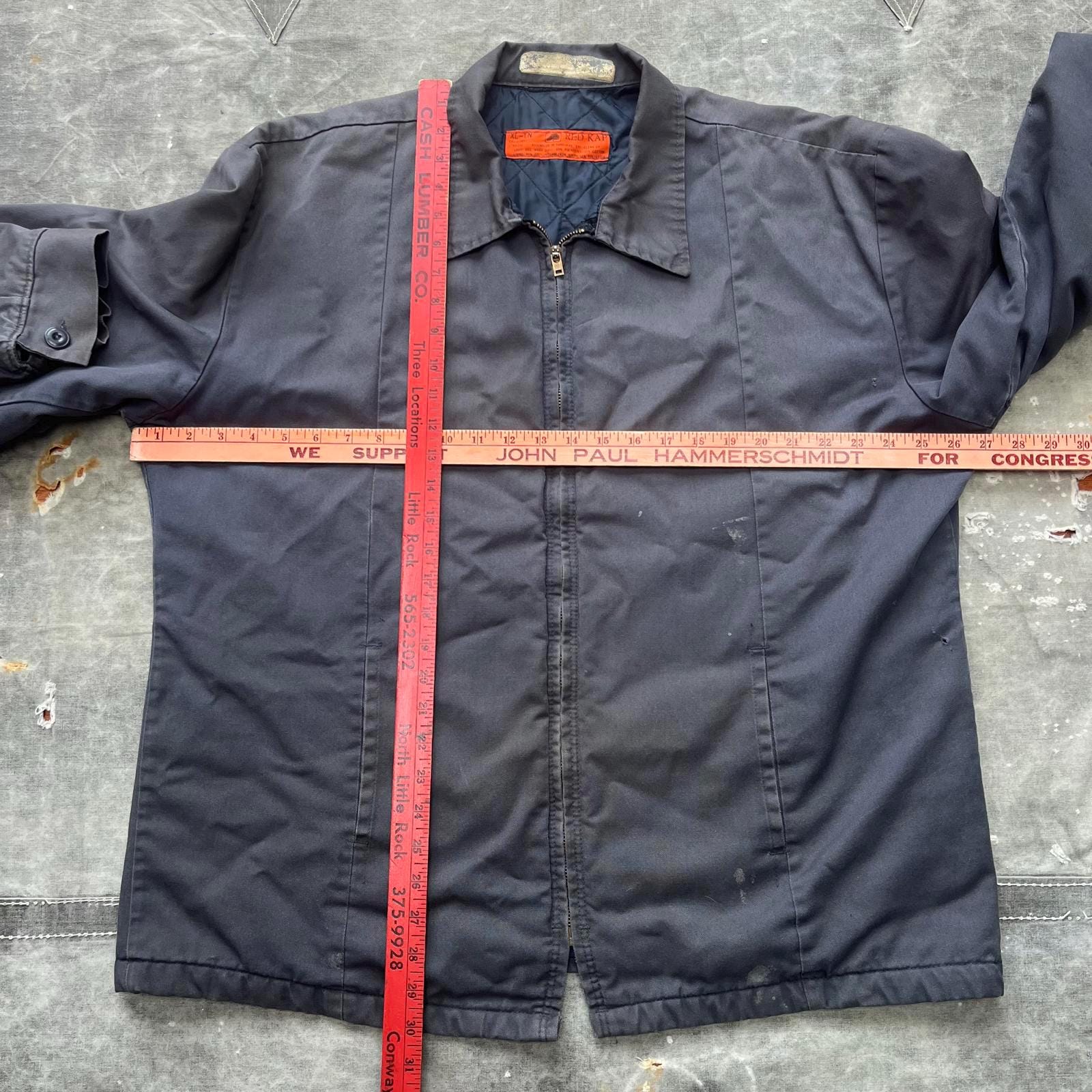 Vintage Red Kap Faded Distressed Work Mechanic Bomber Jacket - Etsy UK