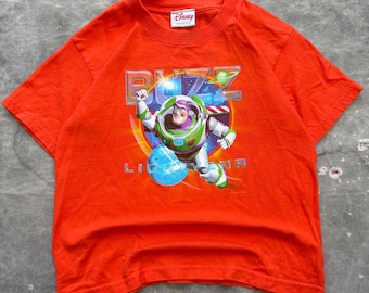 Vintage 90s Toy Story Buzz Lightyear Movie Women’s Baby Tee