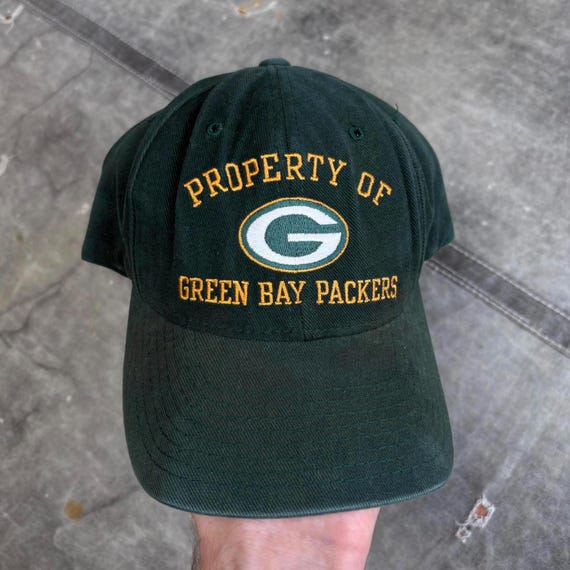 Vintage 90s Champion Green Bay Packers Faded SnapBack Hat
