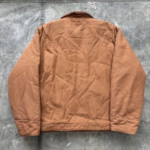 Vintage Y2K Carhartt Detroit Style Tan Brown Workwear Grunge Jacket image 7