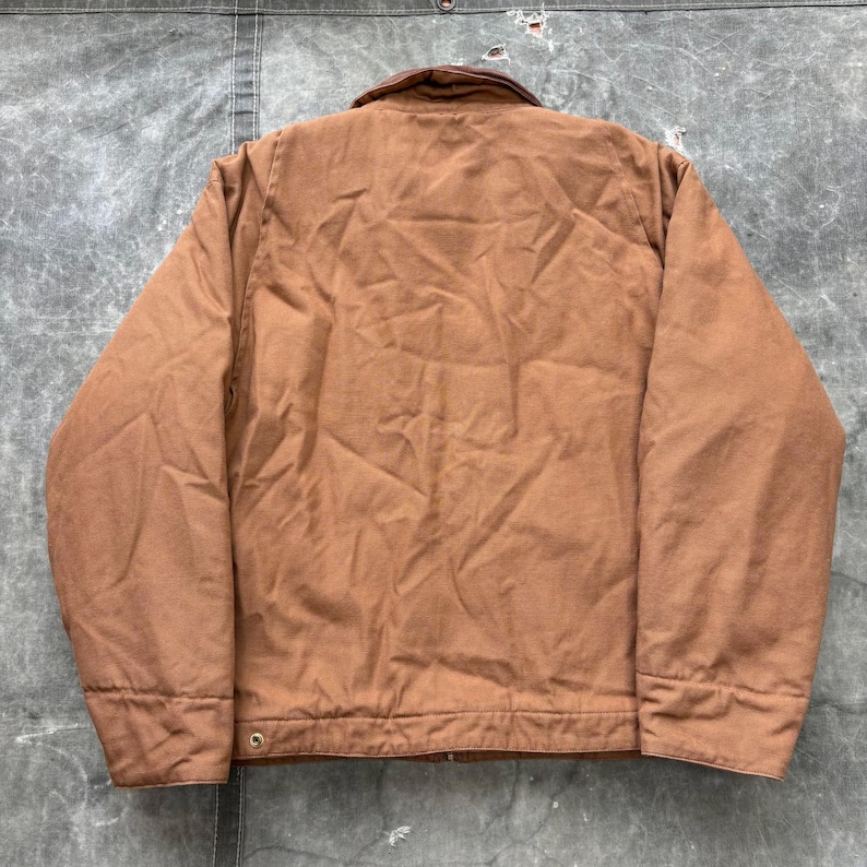 Vintage Y2K Carhartt Detroit Style Tan Brown Workwear Grunge Jacket image 7