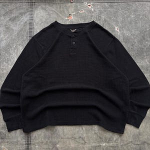 Grunge Henley - Etsy