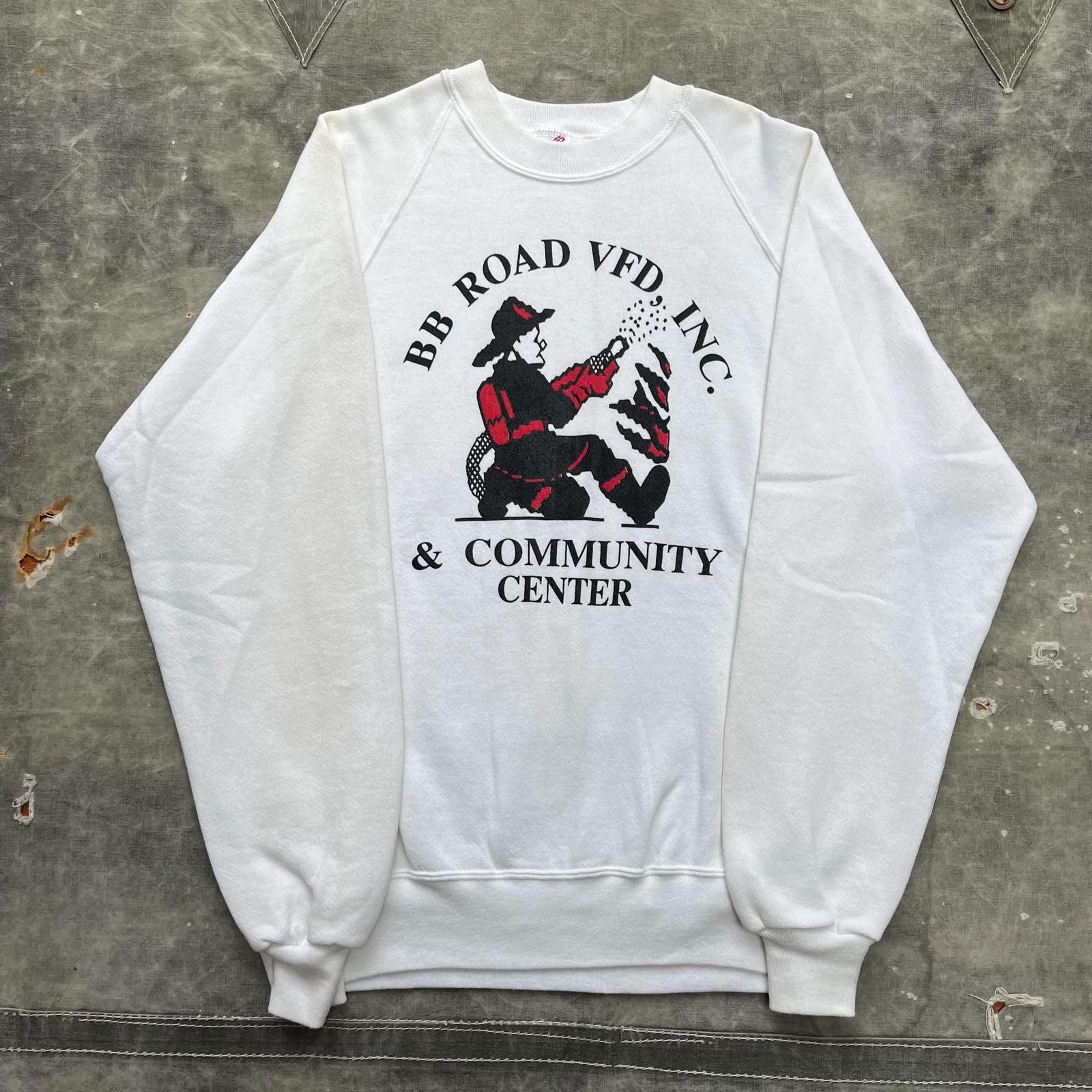 Vintage 80s 90s Fire Department Firefighter Sweatshirt