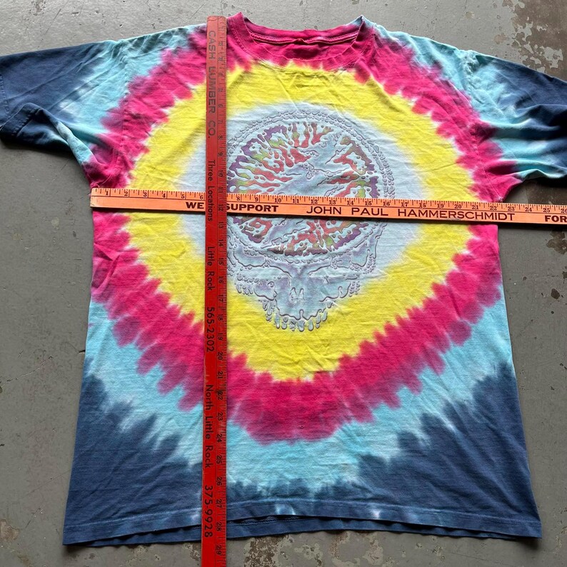 Vintage 90er Jahre Grateful Dead Band Shirt in Blau Bild 3