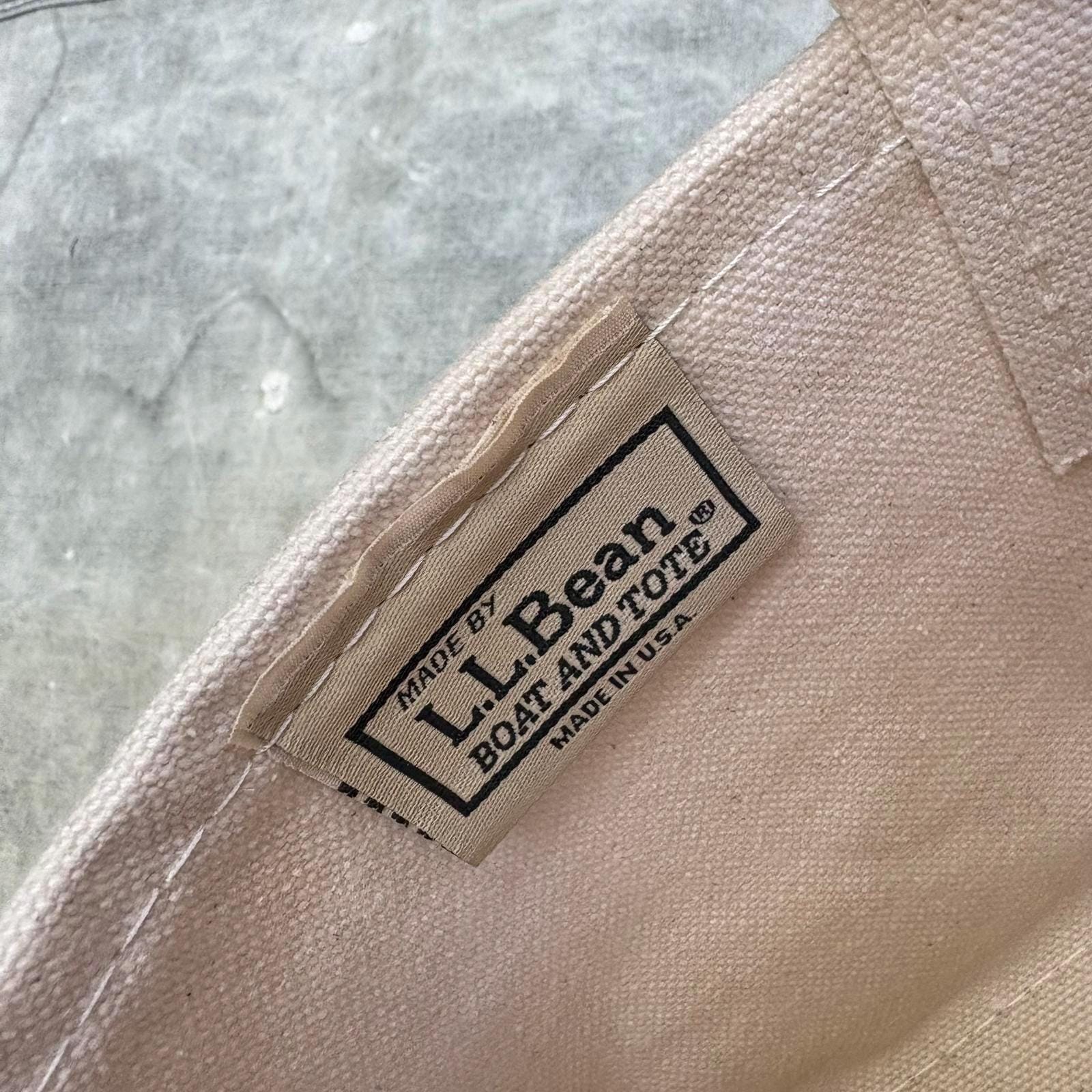 Vintage 90s Deadstock Canvas L.L. Bean Boat and Tote Mini - Etsy
