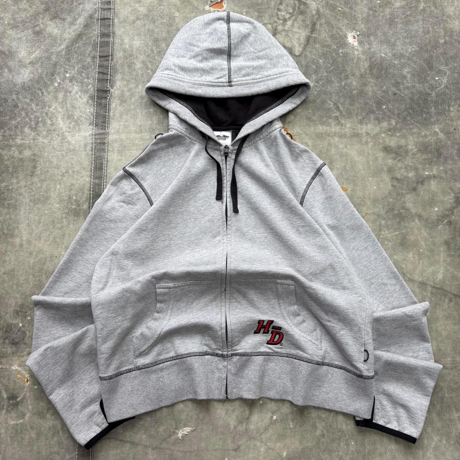Vintage Harley Davidson Zip up Hoodie - Etsy