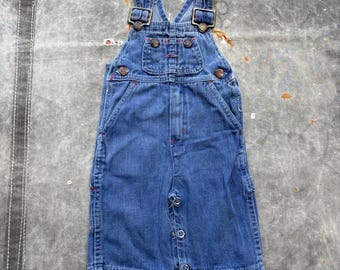 Vintage Big Mac Denim Overalls - 70s/80s Baby/toddler Size 12