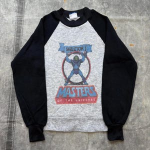 Vintage 80s Skeletor He Man Masters Of The Universe Kid’s Size 8-10 Sweatshirt