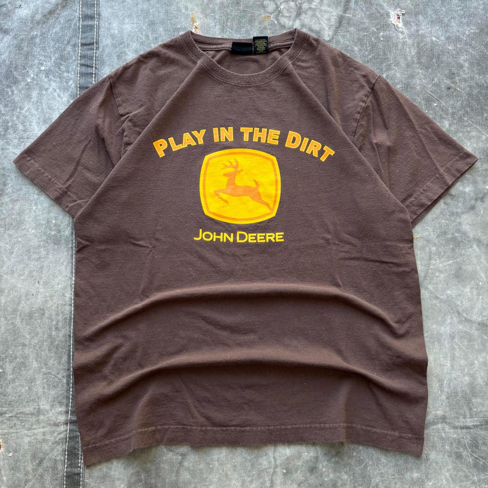 T-shirt Humour 'Juan's Deere' Parodie John Deere - Taille XL Marron, Occasion Très Bon état