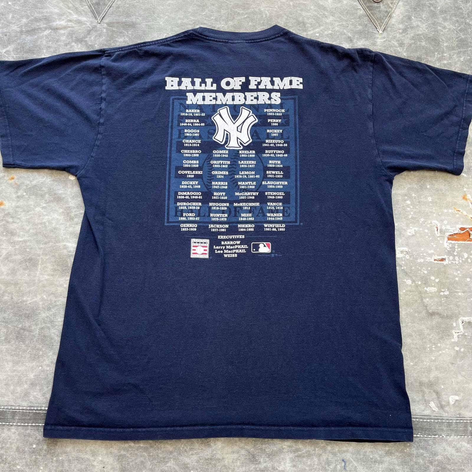 Vintage Y2K New York Yankees Hall of Fame Baseball MLB Shirt