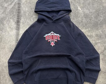 Vintage Y2K Faded Affliction Type Boston Red Sox MLB-hoody