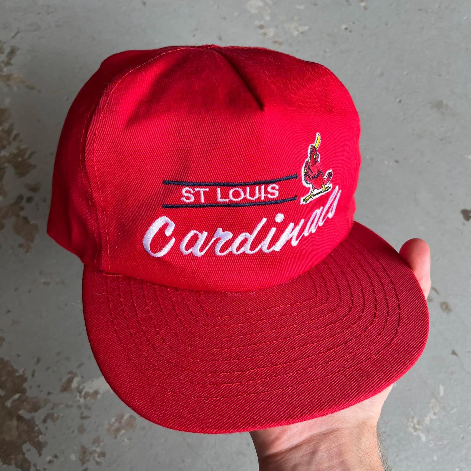 Vintage 90s Script St. Louis Cardinals MLB Snapback Hat - Etsy