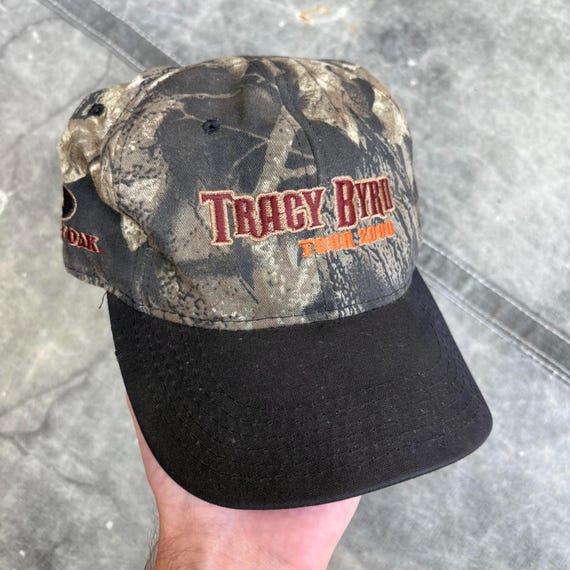 Vintage 90s Y2K Tracy Byrd Country Music Mossy Oak Camo Hat - Etsy