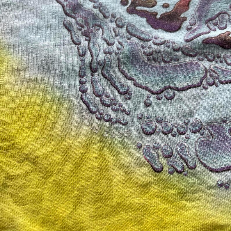 Vintage 90er Jahre Grateful Dead Band Shirt in Blau Bild 4