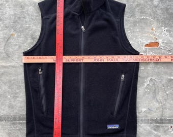 Y2K Patagonia Synchilla Black Men's Small Vest - Etsy