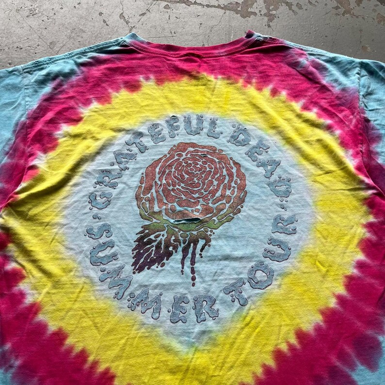 Vintage 90er Jahre Grateful Dead Band Shirt in Blau Bild 6