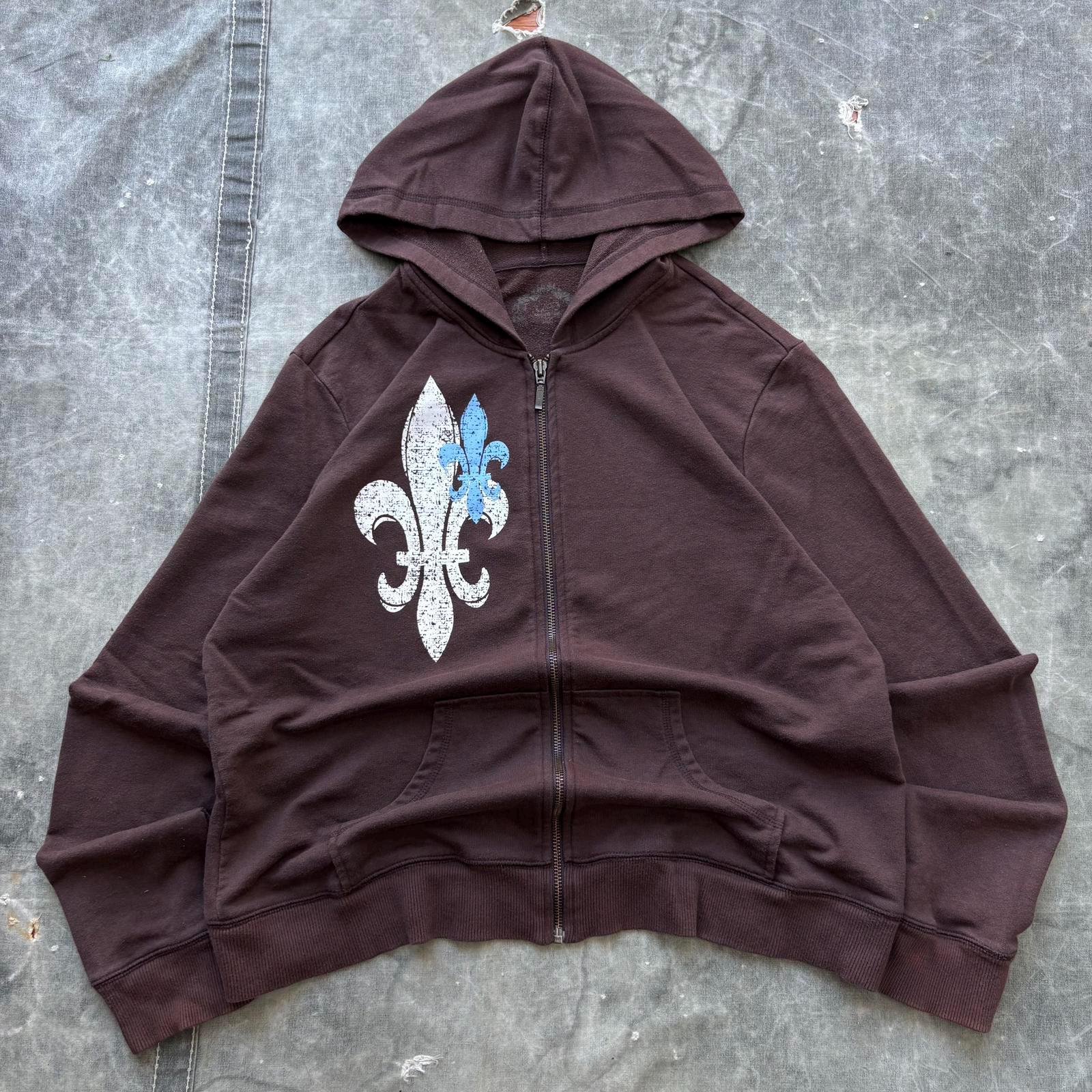 Full Zip Chocolate Brown Hoodie - Etsy