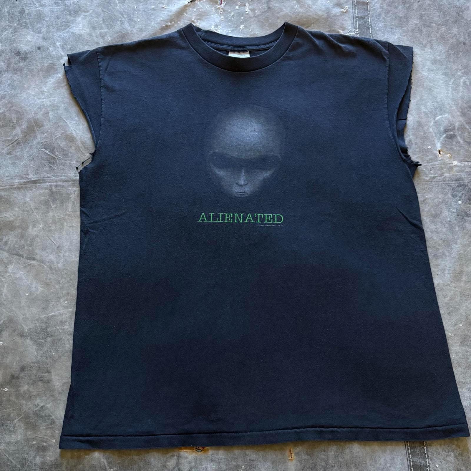 Vintage 90s Alien Workshop Alienated Jester Skate Grunge Cut off