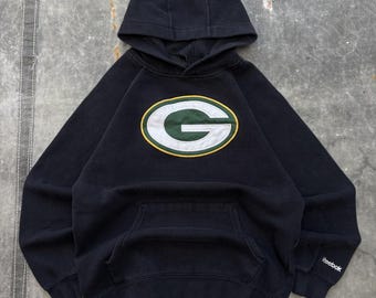 Vintage Y2K NFL Green Bay Packers Reebok Sportswear Hoodie