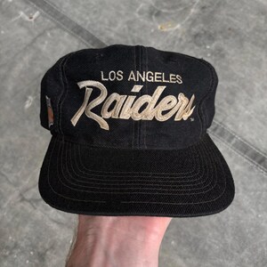 Vintage 90s Los Angeles Raiders Script Double Line Sports