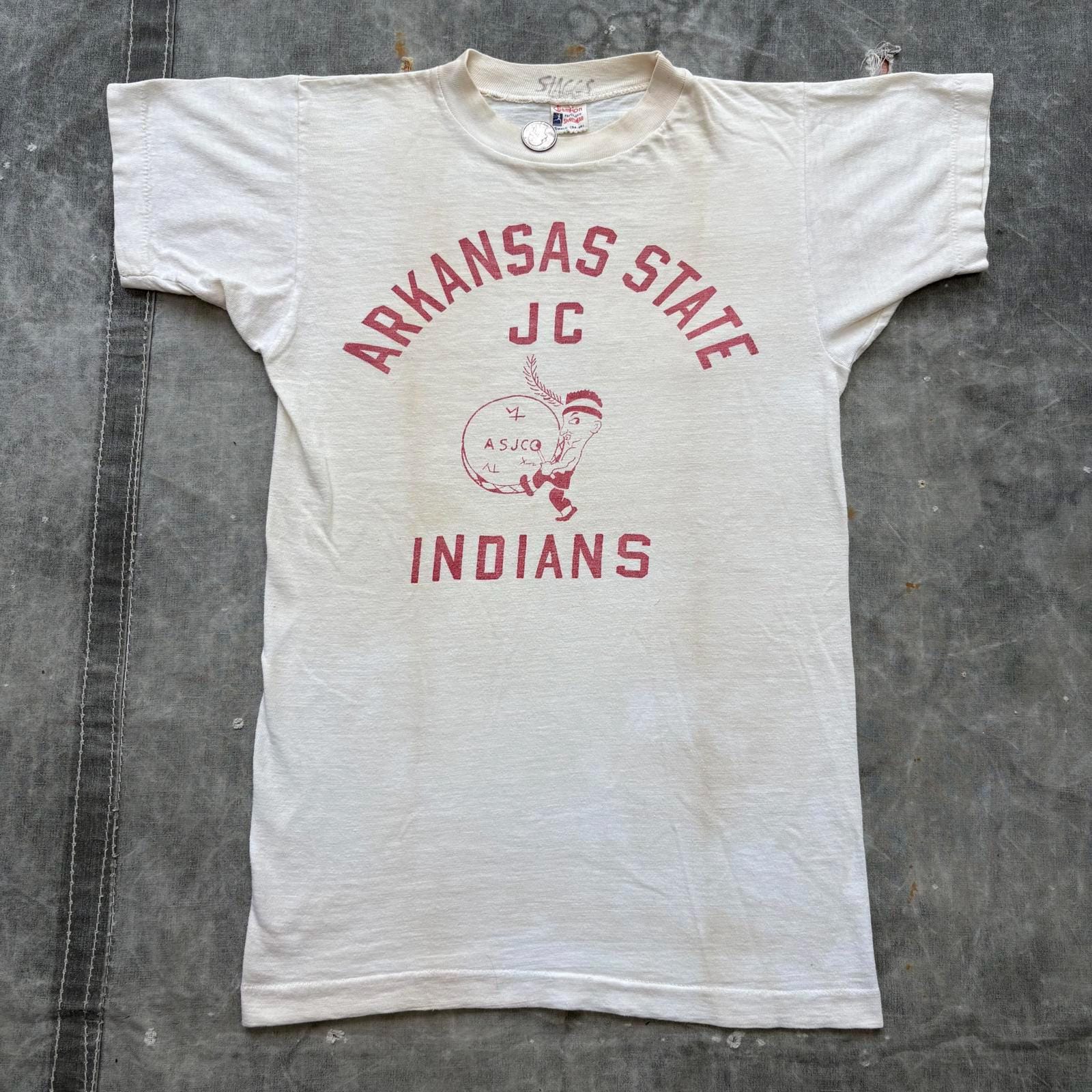 ▪️50’s【COLLEGE HOUSE】VINTAGE TEE morehousevintagead-01_grande.