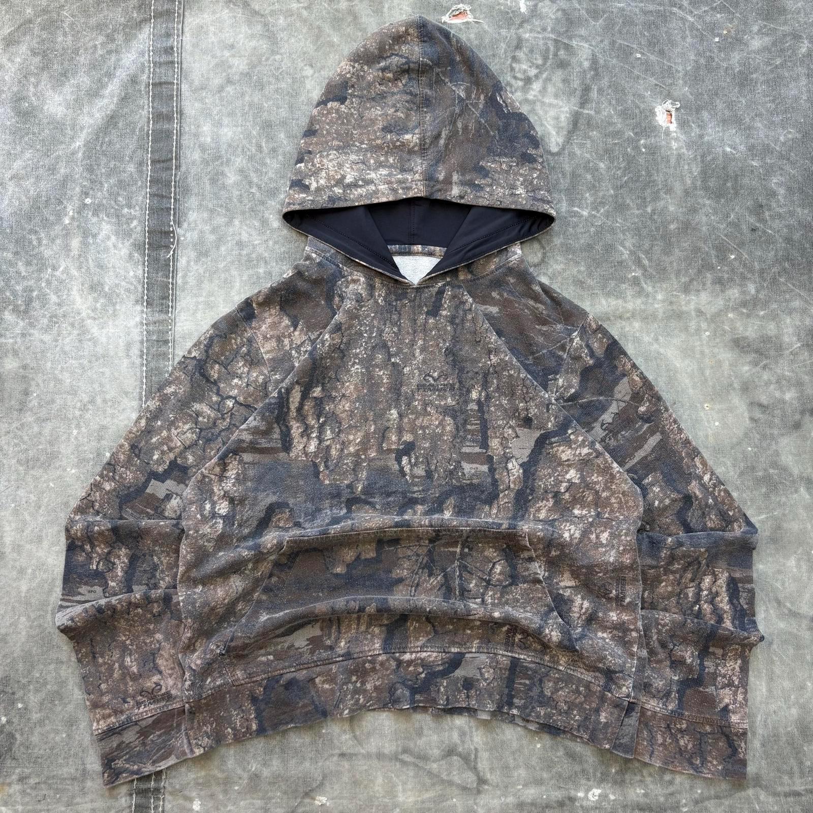 Realtree Chandail à capuche performant pour homme, camouflage Realtree Edge, taille S