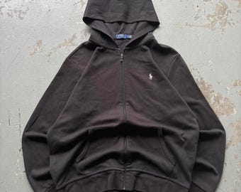 トップス USA polo Ralph Lauren fleece hoodie y2k USA polo Ralph Lauren fleece hoodie y2k