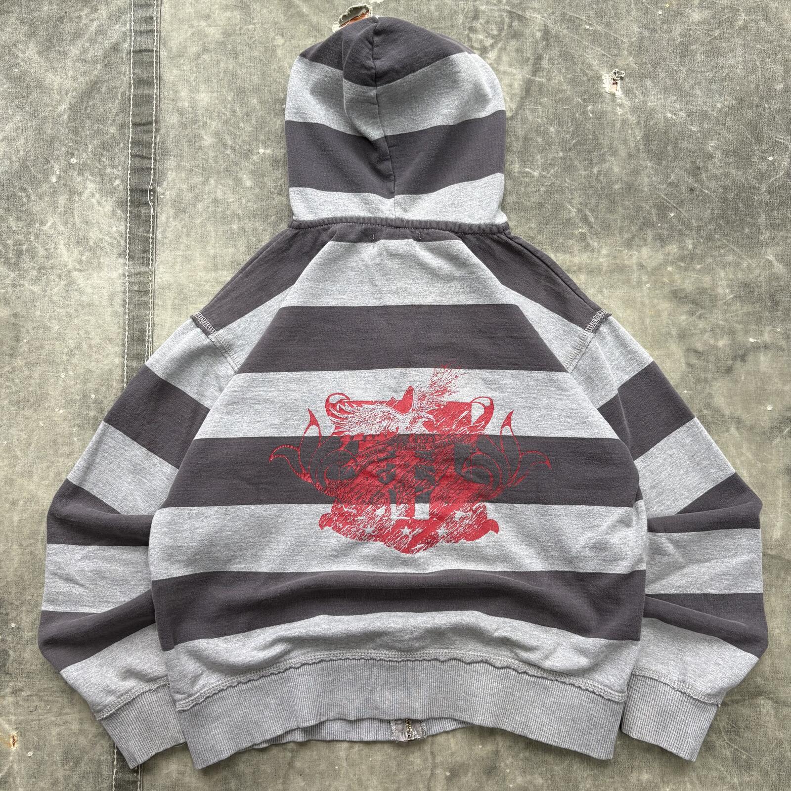 Y2k Striped Hoodie - Etsy