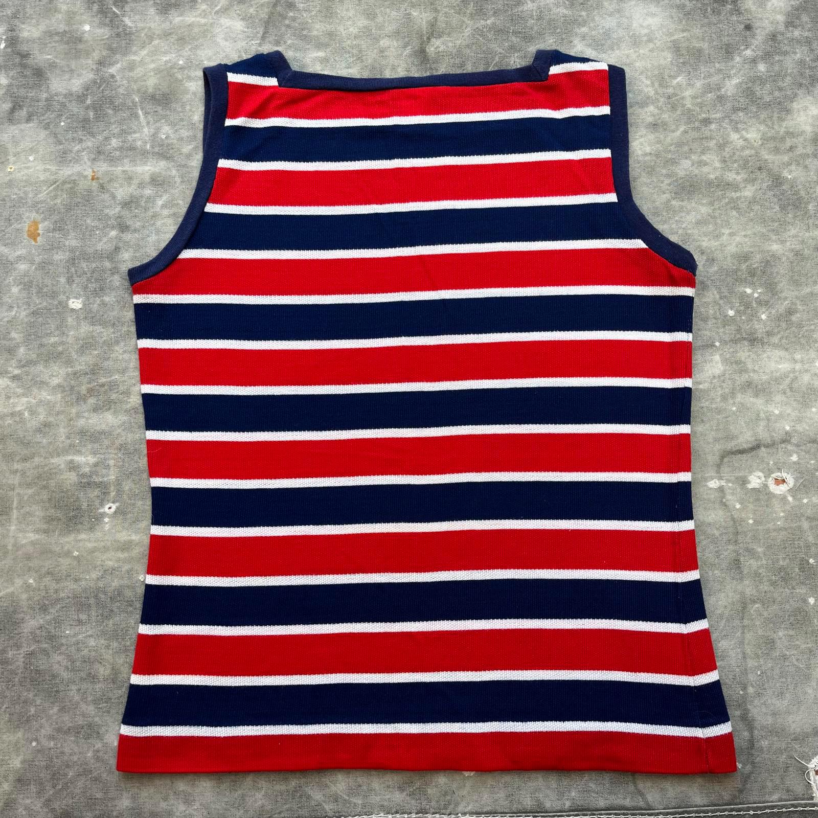 Vintage 1960s 1970s Striped Navy Red Jantzen Tank Top Shirt - Etsy