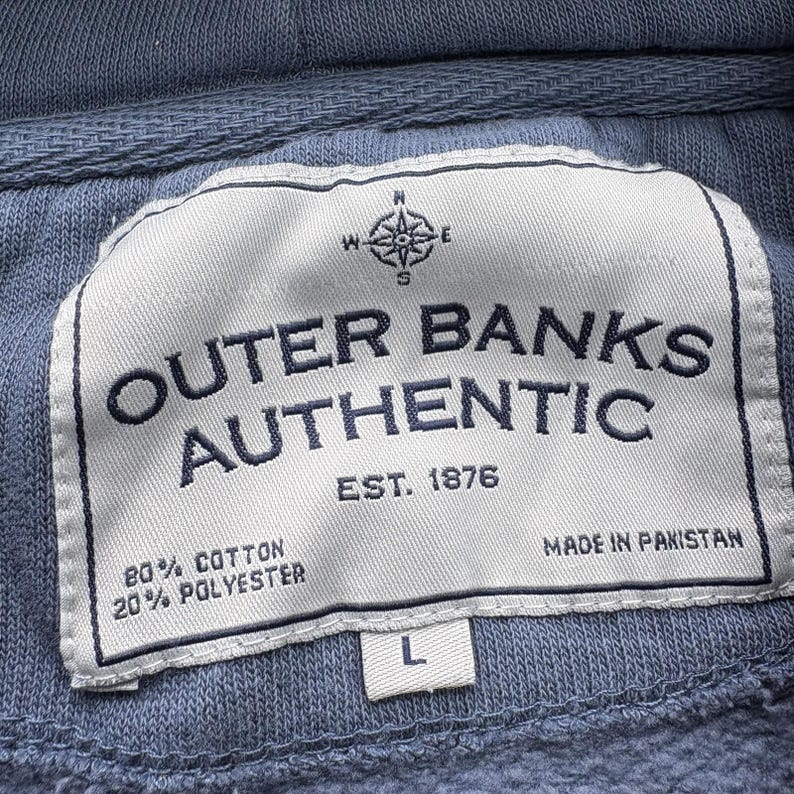 Vintage Y2K Outer Banks North Carolina Skate Full Zip Hoodie image 3