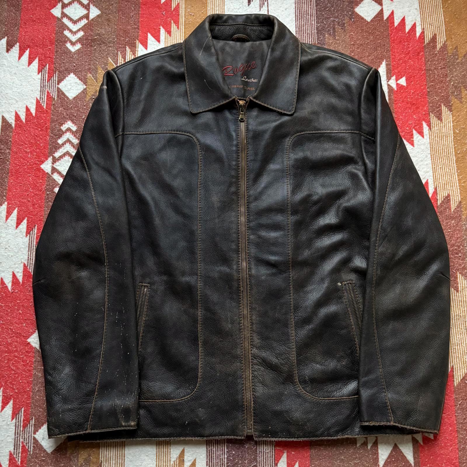 Y2k Leather Jacket - Etsy
