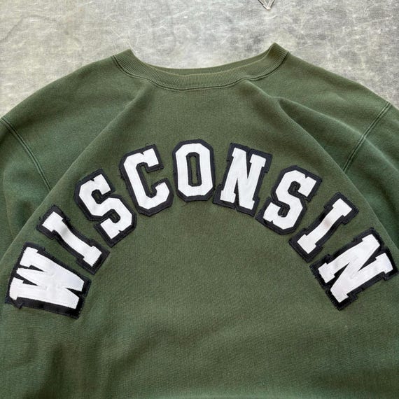 90s Champion®︎ Reverse Weave®︎ WISCONSIN Vintage 90s University of Wisconsin Reverse Weave Champion