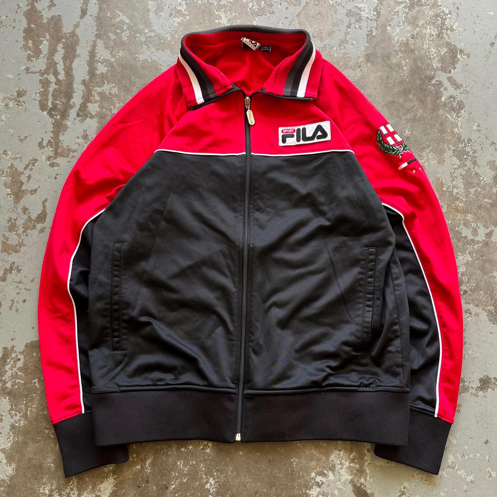 Vintage Y2K Fila Italia Italy Soccer Sports Grunge Jacket - Etsy