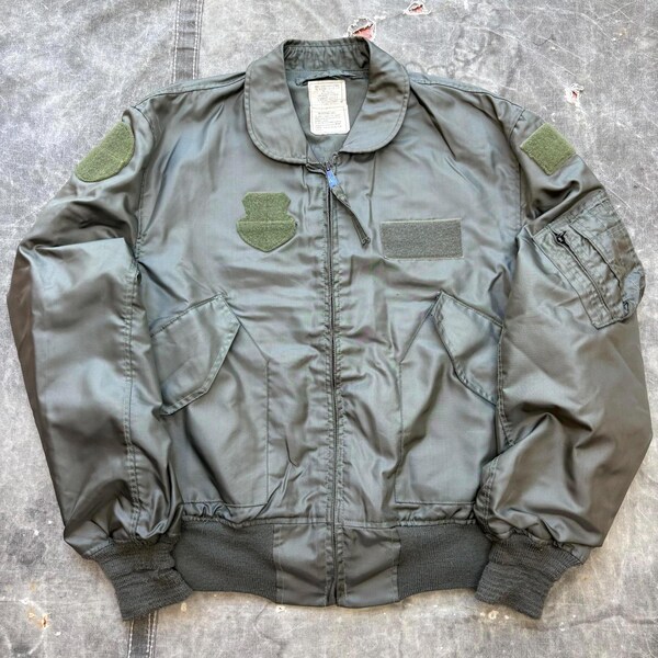 Vintage Military Avirex USAF CWU Flyer’s Bomber Jacket Large