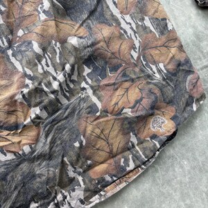 Vintage 80er 90er Jahre Mossy Oak Herbstlaub Camo Button Up Shirt Bild 7