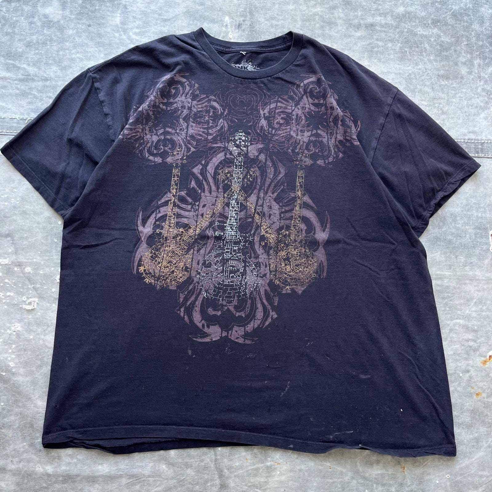 Vintage Y2K Affliction Miami Ink Guitar Music Grunge Shirt - Etsy