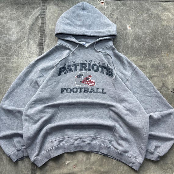 Vintage Y2K New England Patriots NFL Reebok Football Hoodie