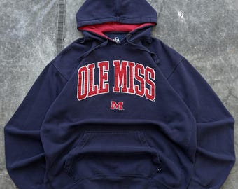 Vintage Y2K Ole Miss University of Mississippi Grunge-hoody