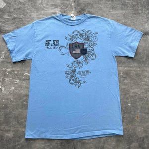 Vintage Y2K USA God Jesus Affliction Style Grunge Shirt