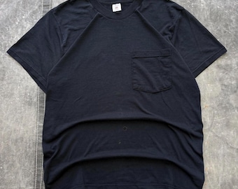 1990s Vintage GAP Original Pocket Tee Navy Blue Basic T-shirt - Etsy