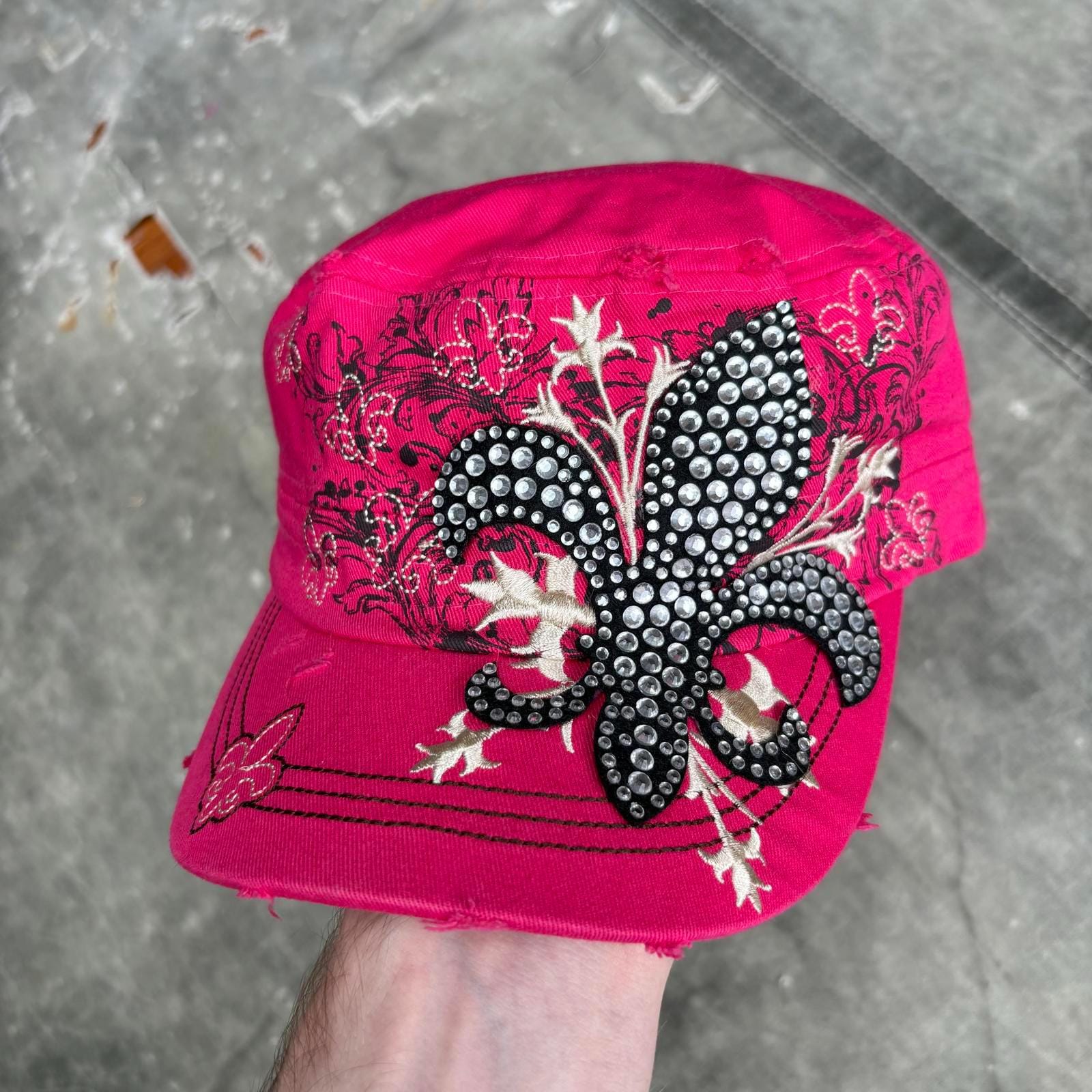 Pink Cadet Hat - Etsy display picture 2