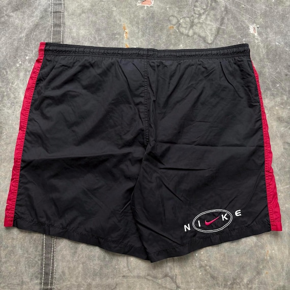 black nike windbreaker shorts