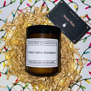 Sweet Bourbon Apple Fall Soy Candle